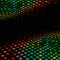 Disco style colorful halftone