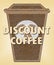 Discount Coffee Means Bargain Or Cheap Beverage