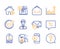 Discount message, Businessman person and Ab testing icons set. Mail, Computer mouse and Efficacy signs. Vector