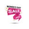 Discount Seal Template International Women Day Sale Sign Concept Promotion Sticker