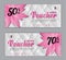 Discount Voucher template, gift voucher, Sale banner, Horizontal  layout, Coupon,  beauty, cosmetics cards, label, promotion