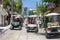 Discover the Caribbean island with a fun golf car in Mexico