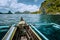 Discover exploring El Nido Nature Reserve in the province of Palawan with fishing boat world famous touristic spot