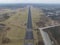 Discover the historical significance of an old military airfield runway in Soesterberg with a stunning aerial drone