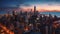 Discover the mesmerizing views of a futuristic city\\\'s skyline