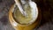 Discover Uttarakhand\\\'s Bilona method: curd churned through bilona to extract butter