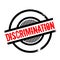 Discrimination rubber stamp