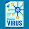 Disease Virus Creative Promotional Poster Vector