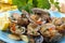 Dish of portuguese clams