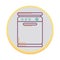 dish washer. Vector illustration decorative design