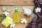 Dish washing liquid extract herbal lemon for clean