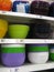 Dishes shelves