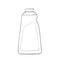 Dishwashing liquid. Vector kitchen dish wash bottle. chemicals household product
