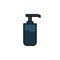 Disinfectant dispenser. The sanitizer icon. Hand antiseptic on white background in flat style