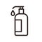 Disinfectant icon. Liquid soap icon i