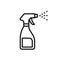 Disinfectant icon vector, to eradicate the corona virus