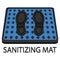 Disinfectant mat. Sanitizing mat. Color antibacterial entry rug. Disinfecting carpet for shoes. Sterile surface. Vector