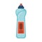 Disinfectant soap bottles with dispenser isoalted symbol