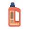 Disinfectant soap bottles with dispenser isoalted symbol