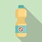 Disinfection bleach icon, flat style