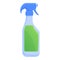 Disinfection hand spray icon, cartoon style