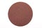 Disk of brown sandpaper