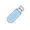 Disk drive flash pendrive storage usb icon