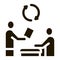 disk formatting icon Vector Glyph Illustration