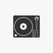 Disk Jockey turntable icon, music