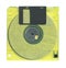 Diskette isolated