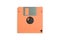 Diskette isolated