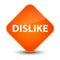 Dislike elegant orange diamond button