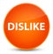 Dislike elegant orange round button