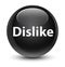 Dislike glassy black round button
