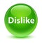 Dislike glassy green round button