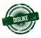dislike - green grunge stamp