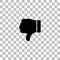 Dislike, Hand Thumb Down icon flat