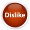 Dislike premium brown round button