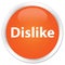 Dislike premium orange round button