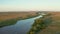 Dismal River meandering through Nebraska Sandhills