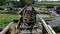 Dismantling of 174 Year Old Herr`s Mill Covered Bridge in Amish Country