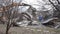 Dismantling of the monument Dnieper Ukraine meteor