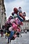 Disney Balloons Seller on Bolivar Square, Bogota