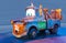 Disney California Adventure Tow Mater Truck Car Isolated