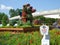 Disney characters made in flowers at Disneyland in Orlando Florida. Toy Story