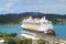 Disney Cruise Ship Fantasy Docks in St. Thomas Virgin Islands