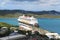 Disney Cruise Ship Fantasy Docks in St. Thomas Virgin Islands