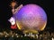 Disney Epcot Center at night.