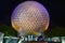 Disney Epcot Center at night