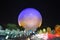 Disney Epcot Center at night, Florida, USA